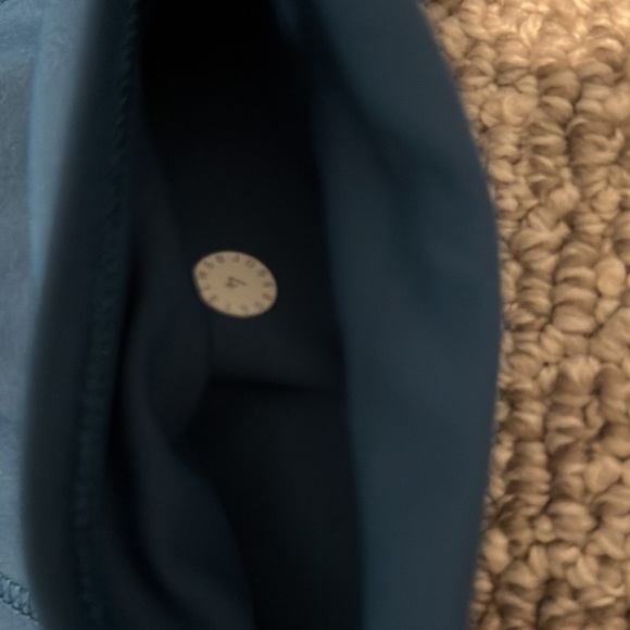 Lululemon Fast and Free Tight 25” CARB CARBON BLUE reflectors 4 - Picture 9 of 9